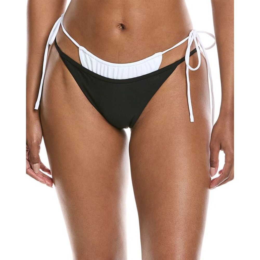 Amanda Uprichard Womens  Lazio Bikini Bottom, Black